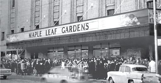 Chuck C and Bill W at 30th Anniversary AA Maple Leaf Garden Toronto CA 7-4-65