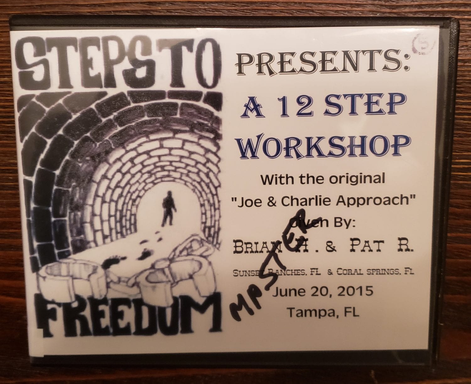 Steps To Freedom – 12 Step Workshop – Brian H – Pat R – Tampa FL – With the original Joe and Charlie Approach – 06-20-2015