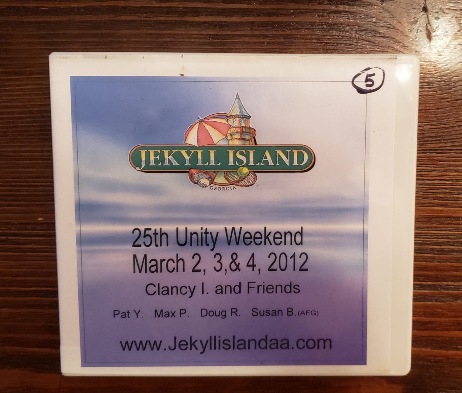 25th Unity Weekend – Jekyll Island GA – Clancy I and Friends – 03-02-2012 – 03-04-2012