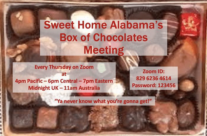 Marc D. speaking at The Box of Chocolates Meeting – 11/26/2020