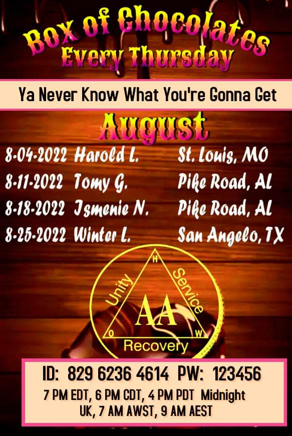 Winter L. -Speaks at Box of Chocolates Meeting -3/25/22